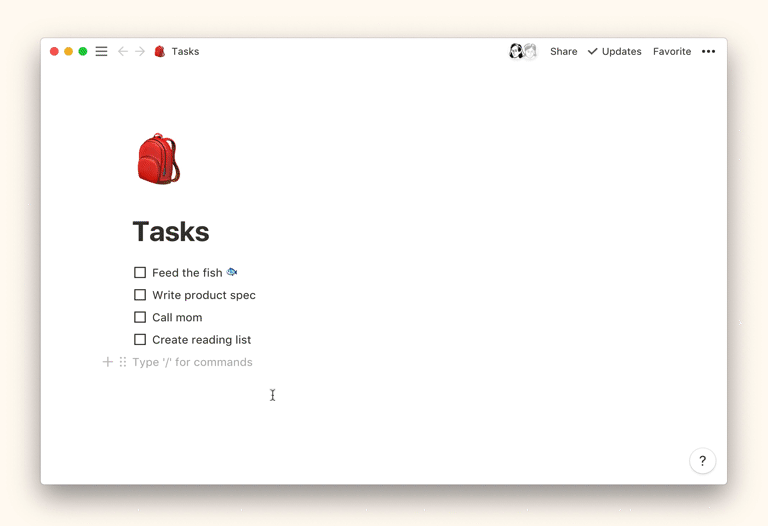Как писать и редактировать текст в Notion