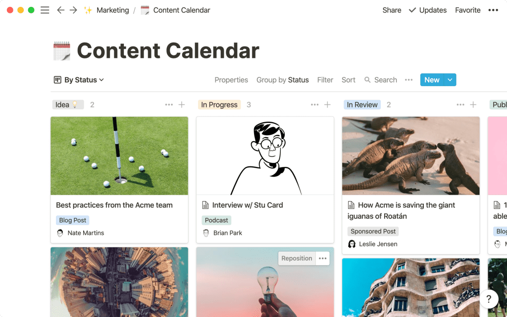 Как составить контент-календарь для команды маркетологов