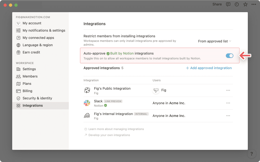 Добавление и управление подключениями к API