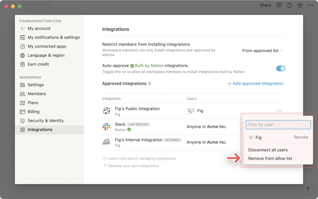 Добавление и управление подключениями к API