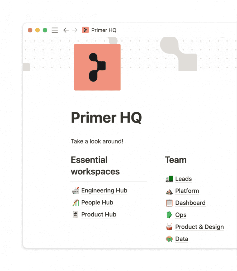 Primer объединяет свои быстрорастущие команды на платформе Notion